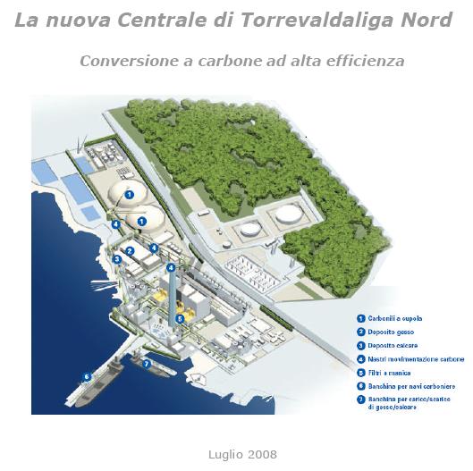 La Nuova centrale Enel di Torrevaldaliga a Civitavecchia