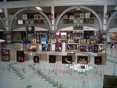 150 le opere del Movimento Arcaista presenti al Centro Commerciale Top16 di Tarquinia (VT) - foto Tiziana Tiselli