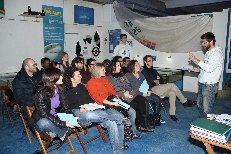 Un momento del Briefing che si è svolto a Massa Marittima presso l'Aquarium Mondo Marino nel febbraio scorso