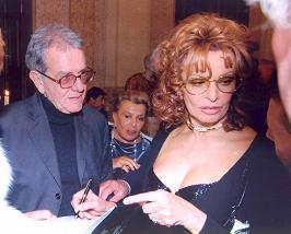 Enrico Lucherini e Sophia Loren