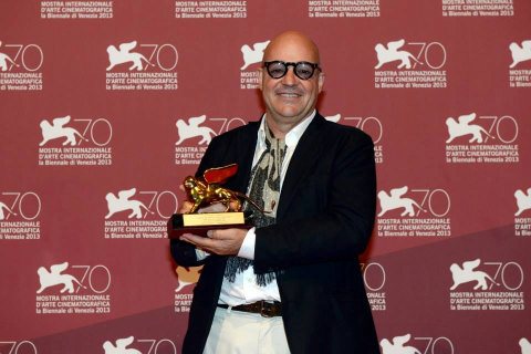 Gianfranco Rosi - Leone d'Oro Miglior film con Sacro Gra a Venezia 2013