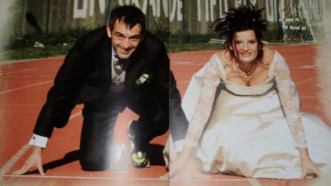 Paola Tiselli e il marito Roberto di Luzio
