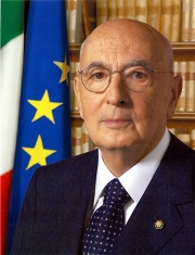 Presidente della Repubblica Giorgio Napolitano