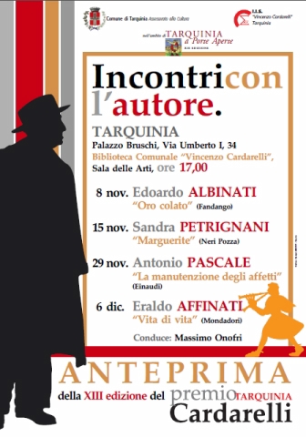 Incontri con lautore 2014 - XIII edizione Premio Tarquinia Cardarelli