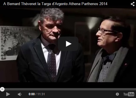 Bernard Thévenet in Italia per la Targa d’Argento Athena Parthenos 2014