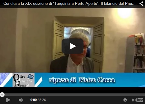 Conclusa con successo la XIX edizione di “Tarquinia a Porte Aperte”. Il bilancio del Presidente Angelo Centini.
