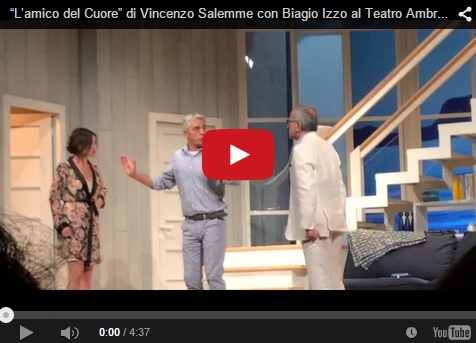 Biagio Izzo in scena al Teatro Jovinelli di Roma con “L’amico del Cuore” di Vincenzo Salemme