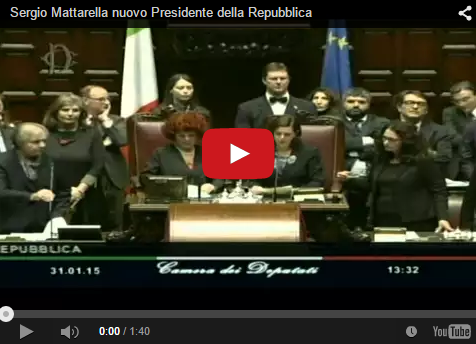 Sergio Mattarella nuovo Presidente della Repubblica