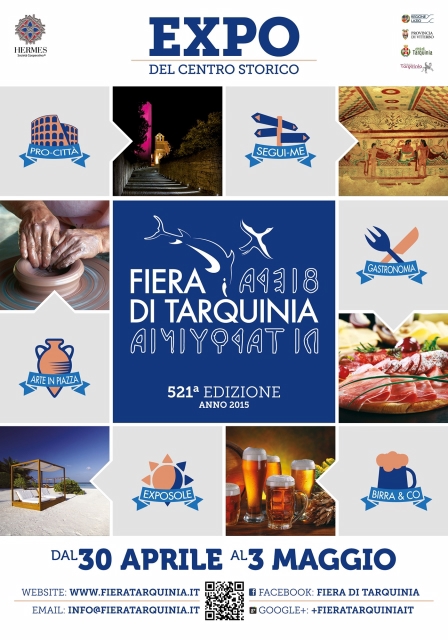 Manifesto Ufficiale Tarquinia EXPO  2015 - Centro Storico