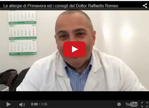 Le allergie di Primavera ed i consigli del Dottor Raffaello Romeo