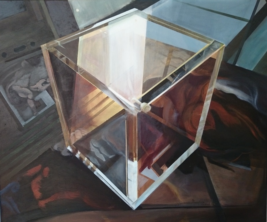 giovanna magugliani il cubo di vermeer 77x91 cm1