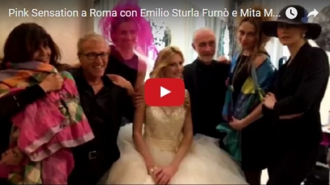 Pink Sensation a Roma con Emilio Sturla Furnò e Mita Medici 001