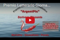 Premio Letterario Giornalistico ArgentPic Scrivere Piccante 