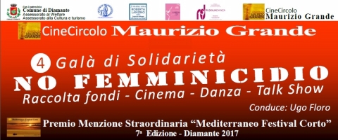 A Diamante “No Femminicidio” nel ricordo di Roberta Lanzino con il Galà di Solidarietà del CineCircolo Maurizio Grande