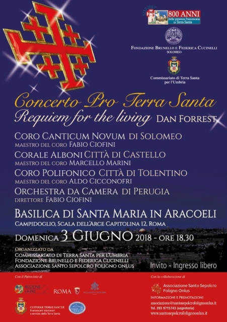 Concerto Pro Terra Santa 2018
