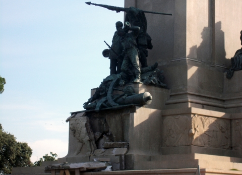 Gianicolo Roma Monumento a Giuseppe Garibaldi