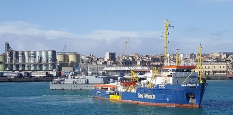 Anche le Autorità Olandesi ispezionano nel Porto di Catania la Sea Watch 3