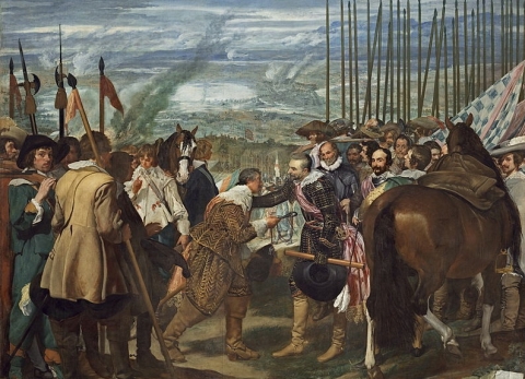 Velázquez La Resa di Breda Museo del Prado