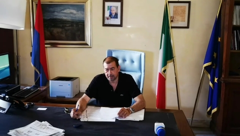 Il neo eletto Sindaco di Tarquinia Alessandro Giulivi presenta la nuova Giunta