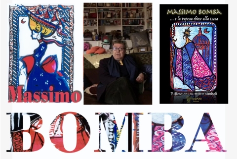 Lo stilista, pittore e scrittore Massimo Bomba autore del libro …E la Papessa chiese alla Luna