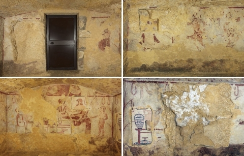 La Tomba dei Vasi Dipinti a Tarquinia: un restauro che non ha precedenti nel mondo dell’archeologia